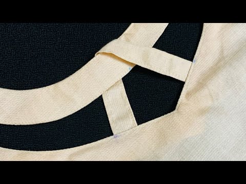 FD - 127 Partywear neck design tutorial | Sewing tips