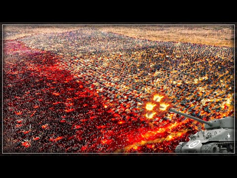 10.000 Super U.S Tanks vs 1 Million Cleopatra - Ultimate Epic Battle Simulator 2