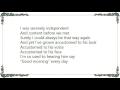 Cassandra Wilson - I've Grown Accustomed to His Face Lyrics