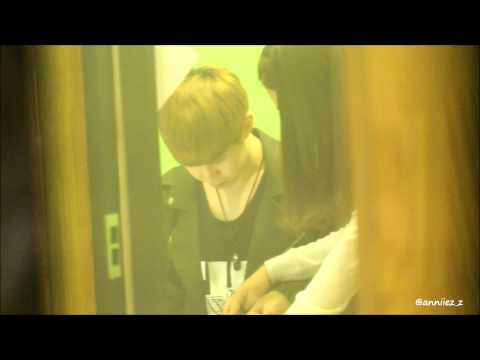 [Fancam] 130513 Henry at Sukira - practising before on air