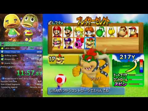 Mario Golf Toadstool Tour any% in 1:34:14.25 RTA