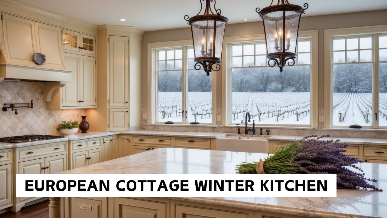 Cozy European Cottage Winter Kitchen Ideas | Warm & Inviting Designs