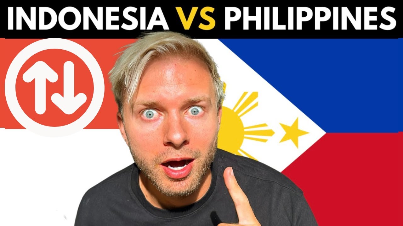 Where is Indonesia compared to the Philippines?
