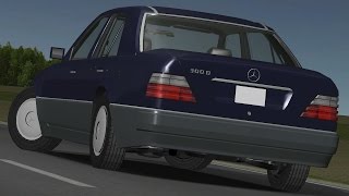 Mercedes W124 300D drive (Links) - Racer: free game