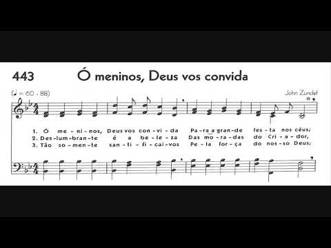 Hinário 5 CCB - Hino 443 - Ó meninos, Deus vos convida - Strings - Teclado Yamaha PSR S670