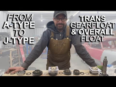 TR6 trans - A-type to J-type OD - Part 4 - Measuring Endplay Overall  Float