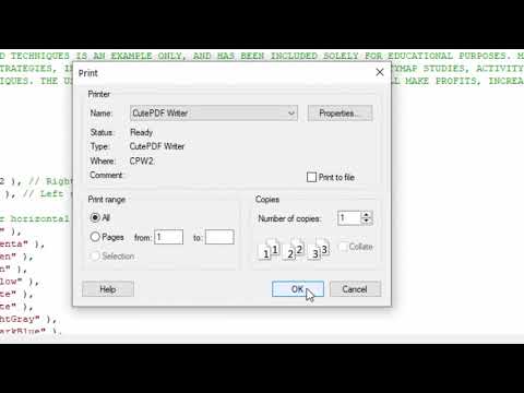 Quick-tip 51 | How to print an EasyLanguage program to PDF while maintaining formatting