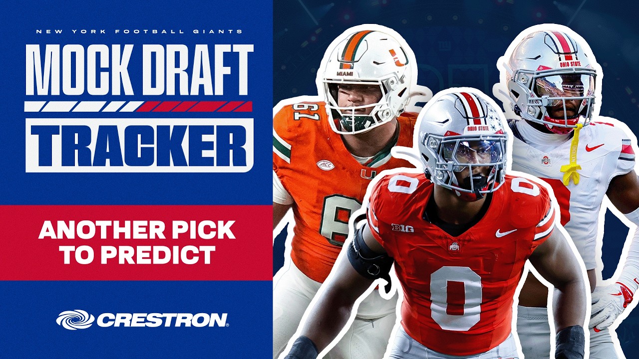 Mock Draft Tracker 11:0: A Second Pick To Predict 👀 | New York Giants