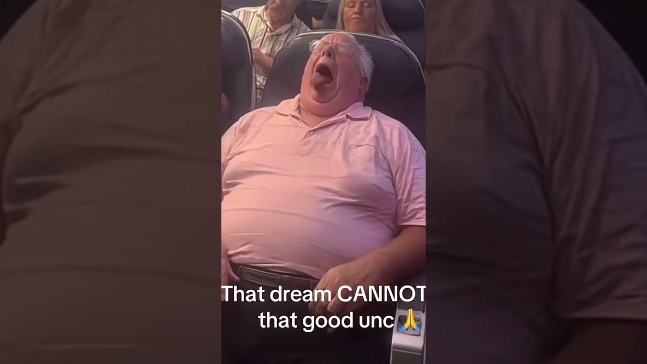 Wha is unc dreaming about🤣 #funny #meme #unc #plane #viral