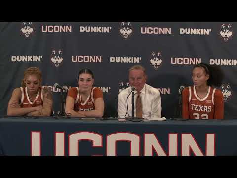 Texas Women's Basketball Postgame Press Conference vs Uconn [Nov. 14, 2022]