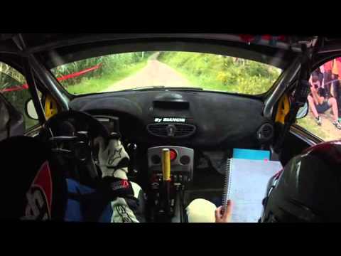 Cameracar Rally del Moscato 2014 Bianchi-Spinetta Clio R3 5°assoluti 1°classe - PS 6