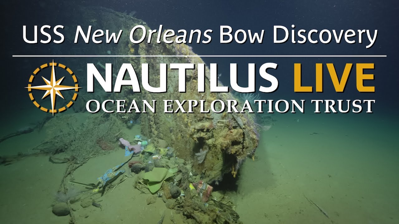 Severed Bow of USS New Orleans Discovered in Iron Bottom Sound | Nautilus Live - YouTube