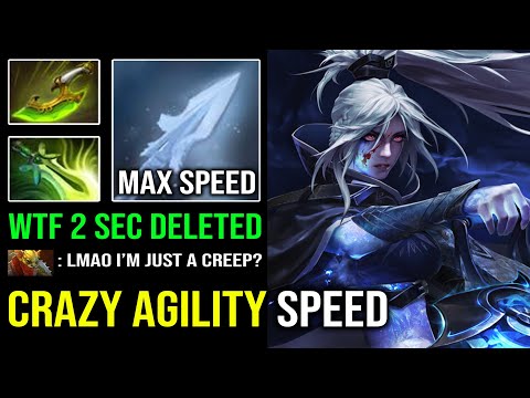 100% MAX AGILITY RANGER Brutal Delete Enemy in 2 Seconds with Butterfly Swift Blink Drow Dota 2