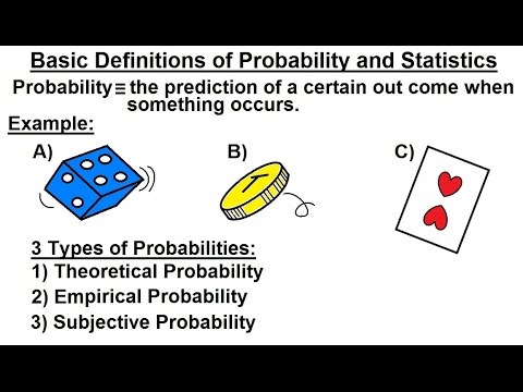 Probability & Statistics (1 of 62) Introduction