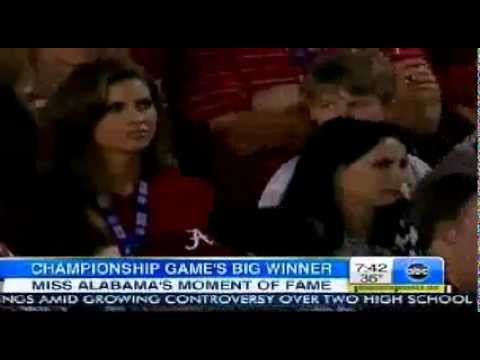 The UGLIEST cheerleader in the U.S.A. Brent's Musberger has bad MF taste