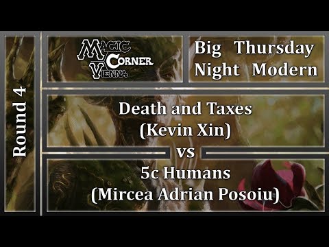 [ENG] Magic Corner Vienna BTNM - DEATH & TAXES vs 5 COLOR HUMANS [MODERN]