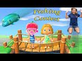 Assistant and Mr Engineer play the Fishing Event on Animal Crossings