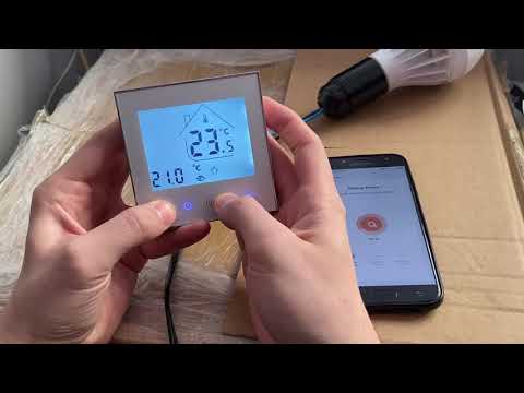 Подключение терморегулятора Ecoset 605 Wifi