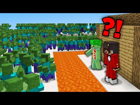 Zombies vs The Most Secure House - Minecraft