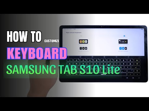 How to customize Keyboard on Samsung Galaxy Tab S10 Lite