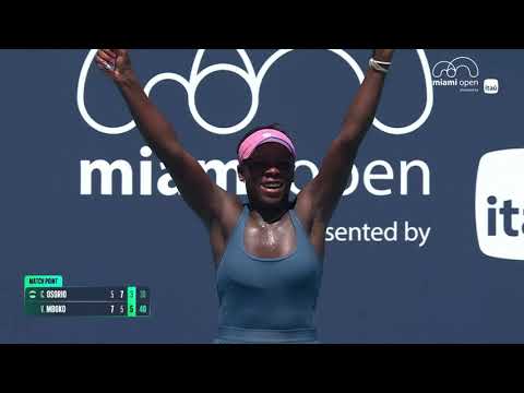 Victoria Mboko vs. Camila Osorio Match Highlights | 2025 Miami Open