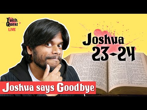 Joshua's Farewell Address - Bible Study With Me LIVE