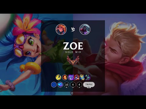 Zoe Mid vs Varus - EUW Grandmaster Patch 12.13