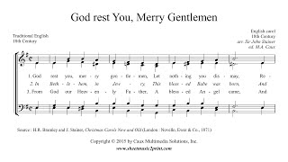 God Rest You, Merry Gentlemen - Choir SATB