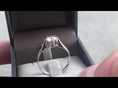 18ct White Gold 1.22ct Diamond Ring