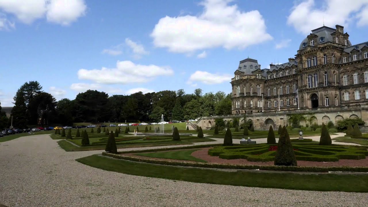 The Bowes Museum from the Air