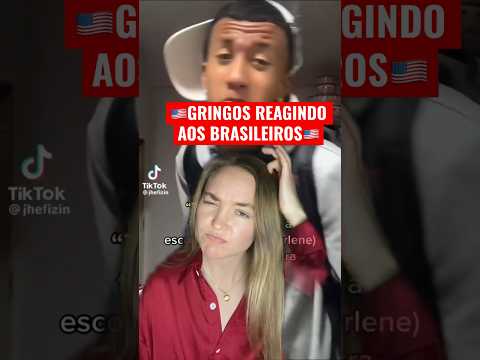 🇺🇸AMERICANOS REAGINDO AOS BRASILEIROS🇺🇸 #react #reactions #brasil #reagindo #eua #gringo #short