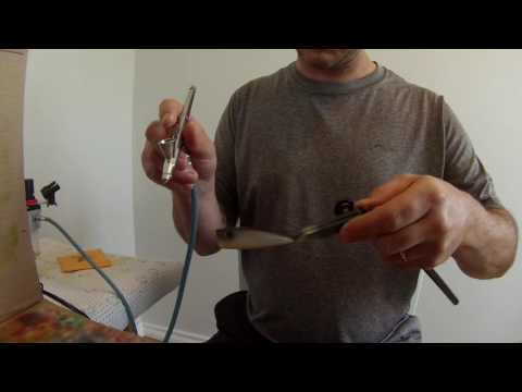 Airbrushing Top Water Poppers 1