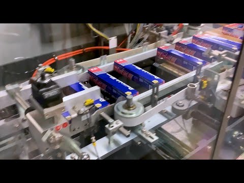 Nigrelli HSC 400 Horizontal Cartoner - Rolls of Aluminum Foil