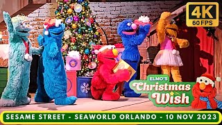 Sesame Street - Elmo&#39;s Christmas Wish (Show Completo 4K) SeaWorld Orlando - 10 NOV 2023