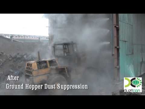 Dust control system, suppression system before after videos