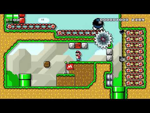 Contraption Caverns by ThreeJumps - Super Mario Maker 2 - No Commentary 1bz