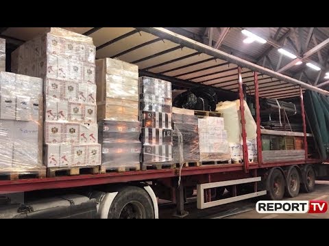 Report TV - Vinte nga Italia, sekuestrohen 8 mijë litra verë kontrabandë në Durrës