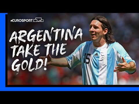 Messi Leads Argentina To Gold Medal Glory! | Nigeria v Argentina 2008 Beijing Olympics | Eurosport