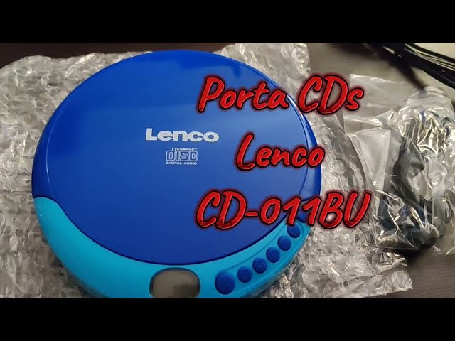 Vídeo relacionado con Lenco CD-011 - Reproductor de CD portátil Walkman - Diskman - CD Walkman - Con auriculares y cable de carga micro USB - Azul