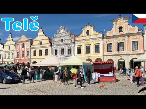 Exploring Telč’s Colorful Town Square | Travel Vlog