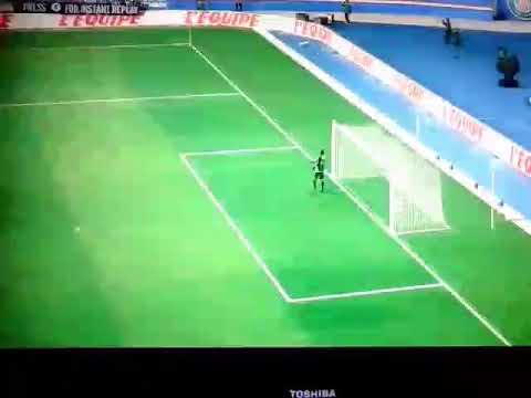 Serge Aurier goal against RC Strasbourg