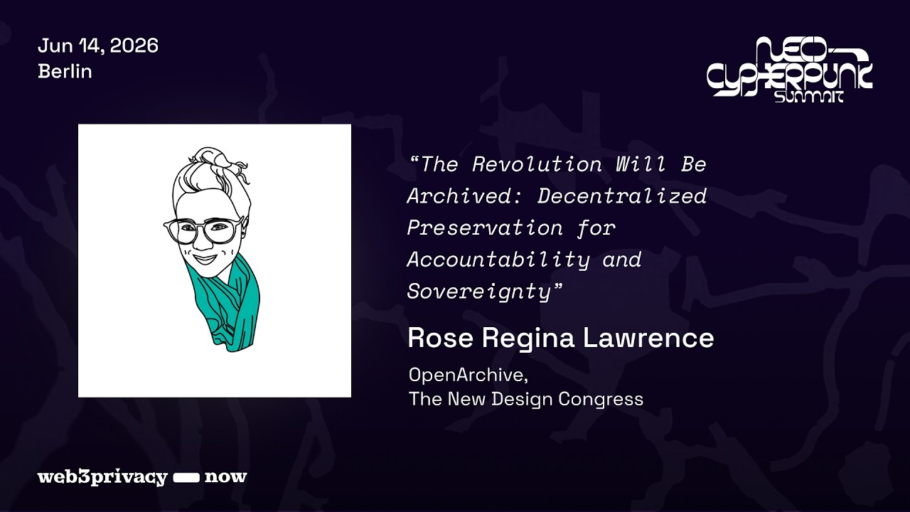The Revolution Will Be Archived || Rose R. Lawrence