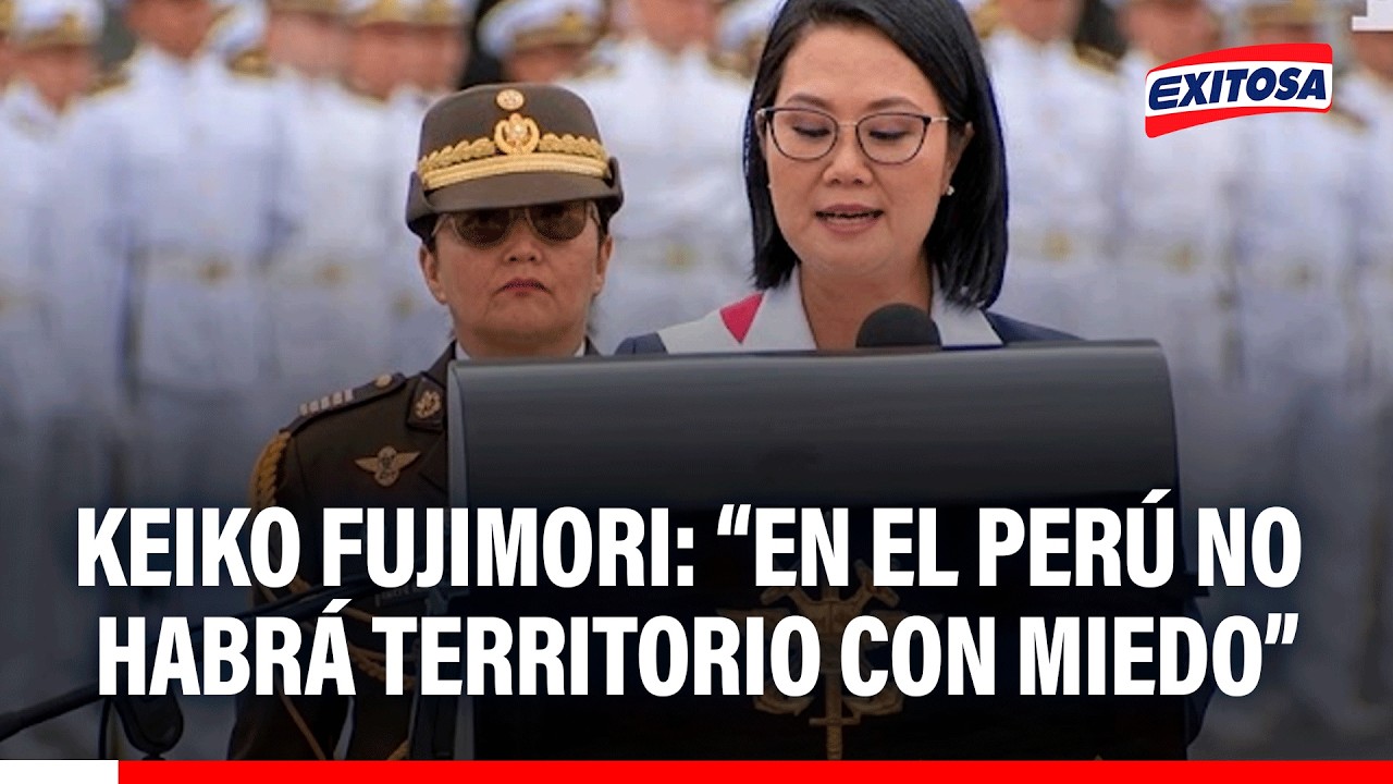 🔴🔵 Presidenta Keiko Fujimori participa en ceremonia por el Día de las Fuerzas Armadas