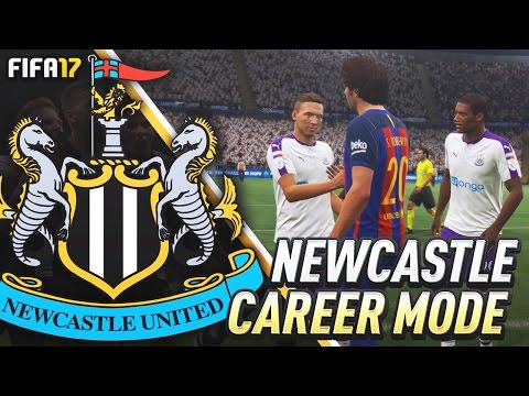 NEWCASTLE UNITED GO TO BARCELONA!!! FIFA 17 Newcastle United Career Mode #32