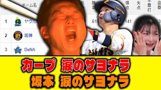 【5月13日】カープ、涙のサヨナラ 坂本、涙のサヨナラ【セリーグ順位表】