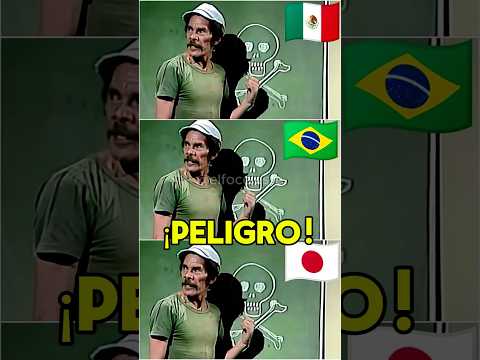 🗿Así Se Escucha "Significa Peligro" En 3 Idiomas #donramón #elchavodel8 #curiosidades