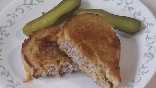 Easy Delicious Tuna Melt Sandwich! Tuna and Cheese Melted.