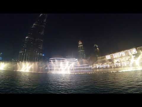 The Fountain show at Dubai Mall 2, 1.06.2018