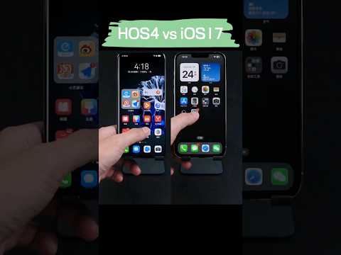 Harmony OS4 vs iOS17 #shortsvideo #shorts #harmonyos4 #ios17