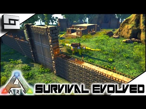ARK: Survival Evolved - THE GREAT WALL OF NOT CHINA! S4E41 ( The Center Map Gameplay )